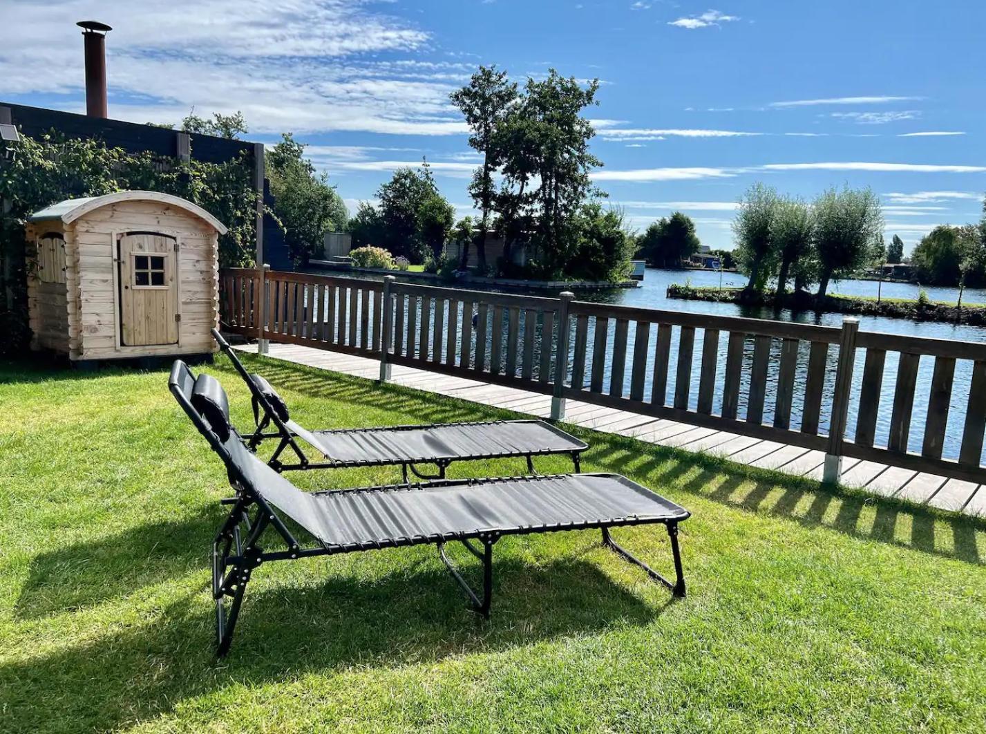 New - Private Residence With Sauna - On A Lake Near Amsterdam Vinkeveen Eksteriør billede